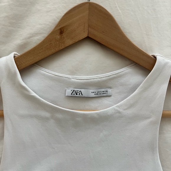 White Body Suit Sz Small - Picture 2 of 2